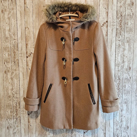 SOLD ‼️‼️‼️‼️ Cole Haan Coat, Size 6, Camel - Picture 1 of 14